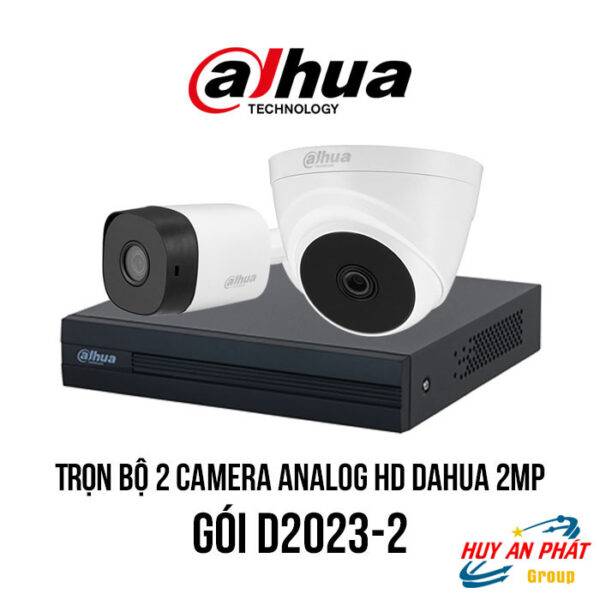 Lắp Đặt Trọn Bộ 2 Camera Analog HD DAHUA 2MP giá rẻ