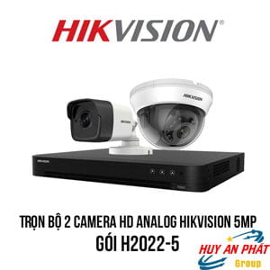 Lắp Đặt Trọn Bộ 2 Camera Analog HD HIKVISION 5MP