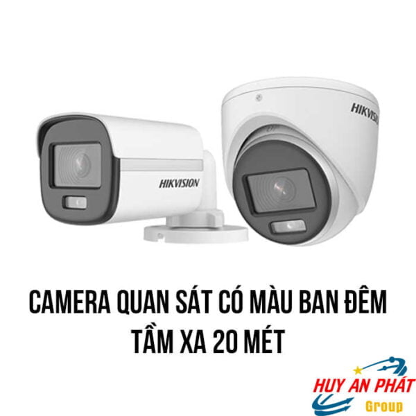 Lắp Đặt Trọn Bộ 2 Camera ColorVu HIKVISION 2MP [có màu ban đêm] - Ảnh 3