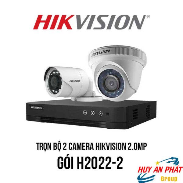 Lắp Đặt Trọn Bộ 2 Camera HIKVISION 2MP giá rẻ