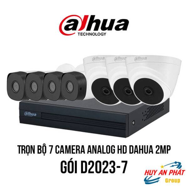 Lắp Đặt Trọn Bộ 7 Camera Analog HD DAHUA 2MP giá rẻ