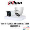 Lắp Đặt Trọn Bộ 2 Camera HD Full Color 2MP DAHUA