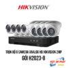Lắp đặt Trọn bộ 8 Camera Analog HD HIKVISION 2MP giá rẻ