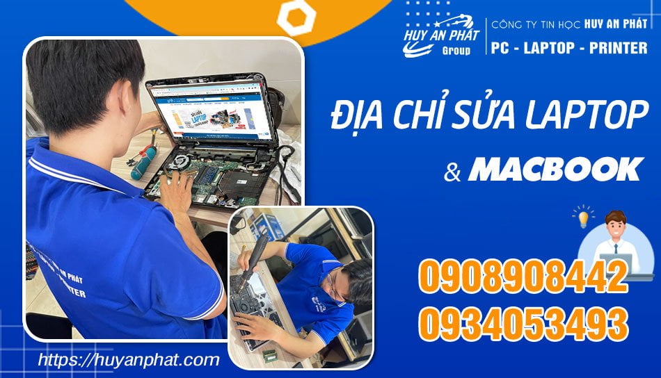 Địa chỉ Sửa Laptop uy tín TpHCM