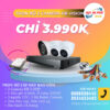 Lắp Đặt Trọn Bộ 3 Camera Analog KBVISION 2MP HD Giá Rẻ