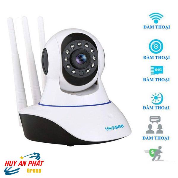 Camera Yoosee 3 Râu Kết Nối Wifi Quan Sát Xoay 360 Độ FullHD