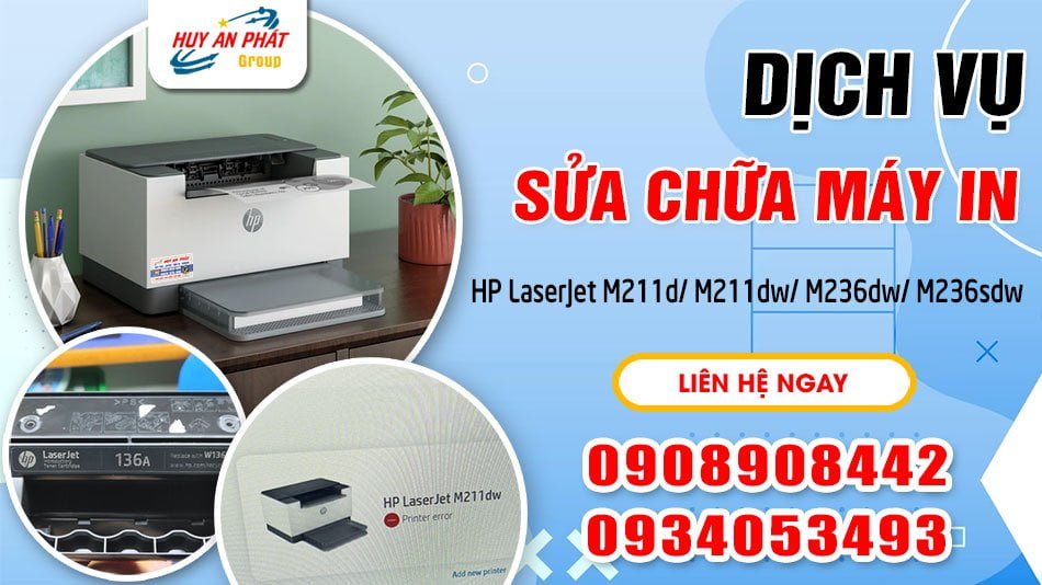 sua may hp m236d