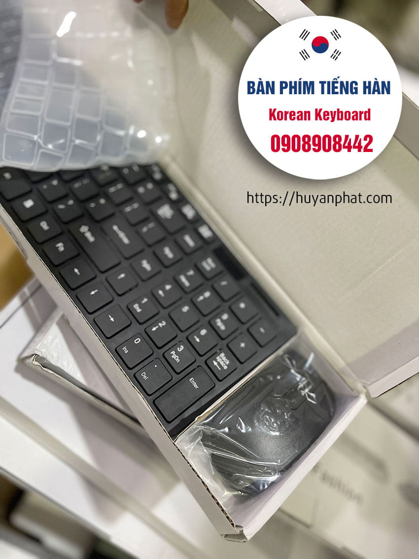 Bàn Phím Chuột Không Dây Tiếng Hàn
