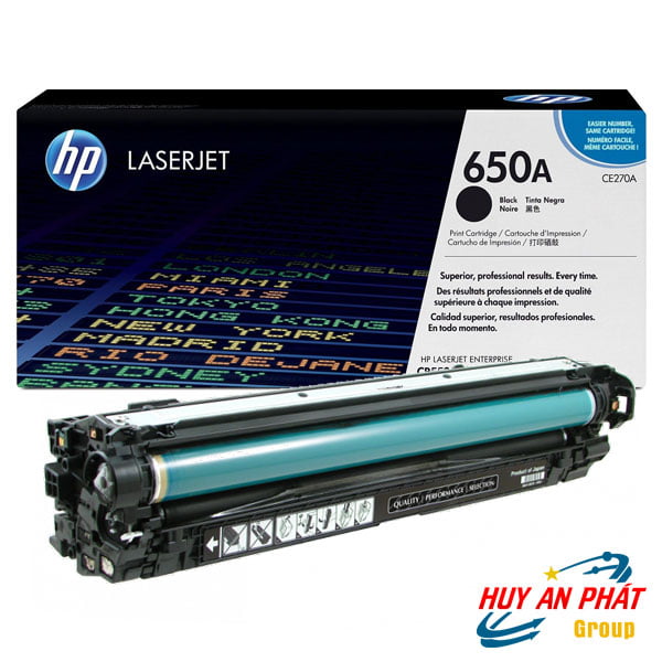 Hộp mực Laser Màu Đen HP 650A (CE270A)