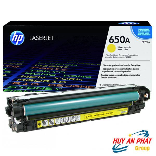 Hộp mực Laser Màu Vàng HP 650A (CE272A)