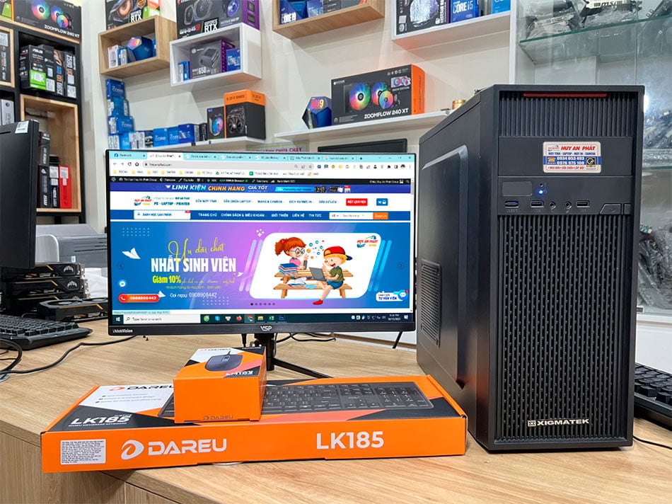 Bộ máy tính PC Văn Phòng - Hình minh họa