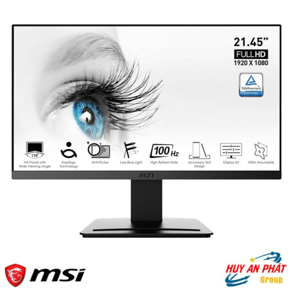 Màn Hình MSI PRO MP223 F.HD/ VA/ 100Hz/ EyesErgo/ DisplayKit