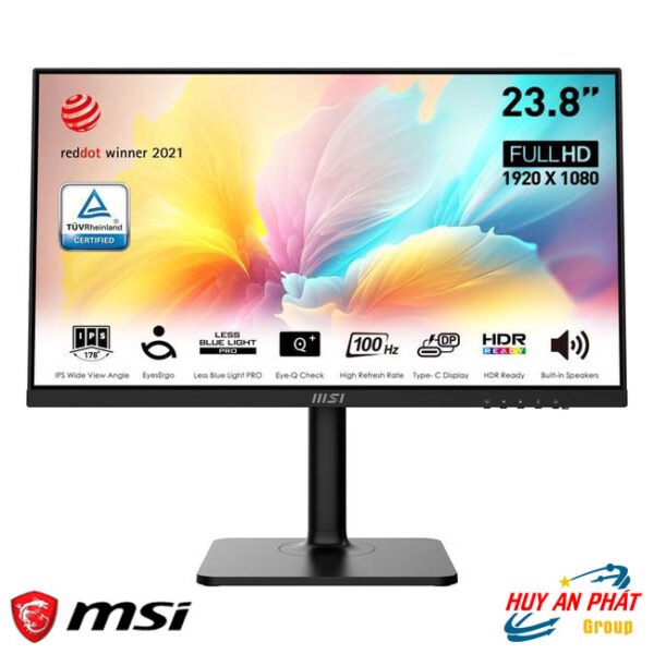 Màn Hình MSI Pro MP243 F.HD/ IPS/ 75Hz/ 5Ms/ 250nits/ HDMI+DP