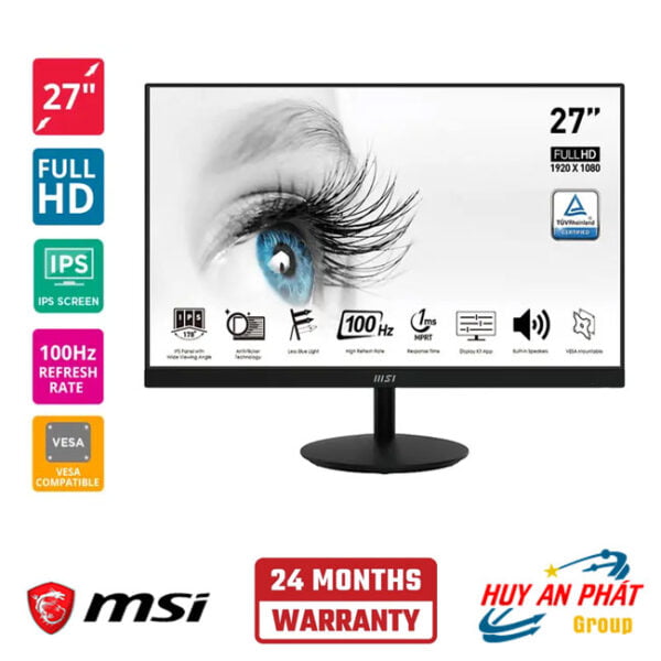 Màn Hình LCD MSI PRO MP271 F.HD /IPS/75Hz/5 ms/ Loa