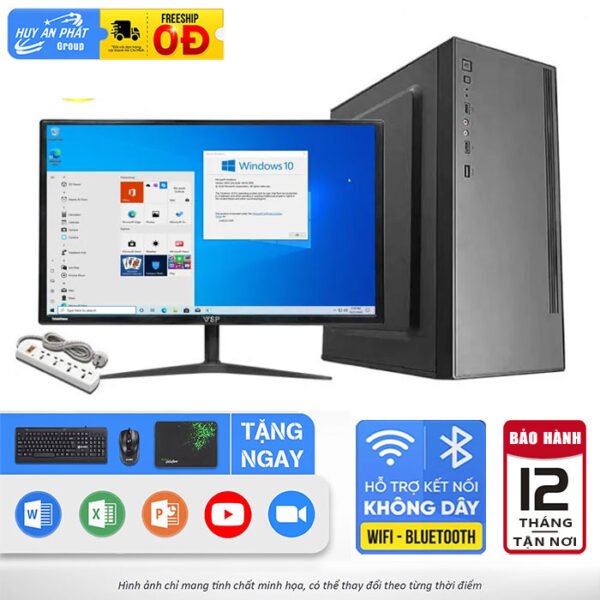 PC Văn Phòng VT-VP112A Core i5 SSD 256GB Ram 8GB LCD 19inch - Ảnh 4