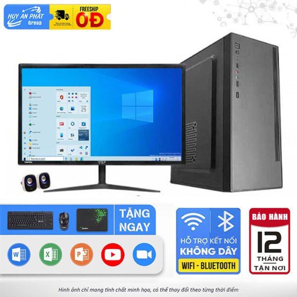PC Văn Phòng VT-VP114B Core i5/ 128GB/ 8GB/ HDD 500GB LCD 20inch - Ảnh 2