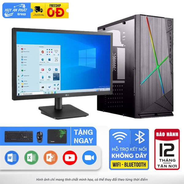 PC Văn Phòng VT-VP117 i7-9700 256GB 8GB 500GB LCD 22inch - Ảnh 4