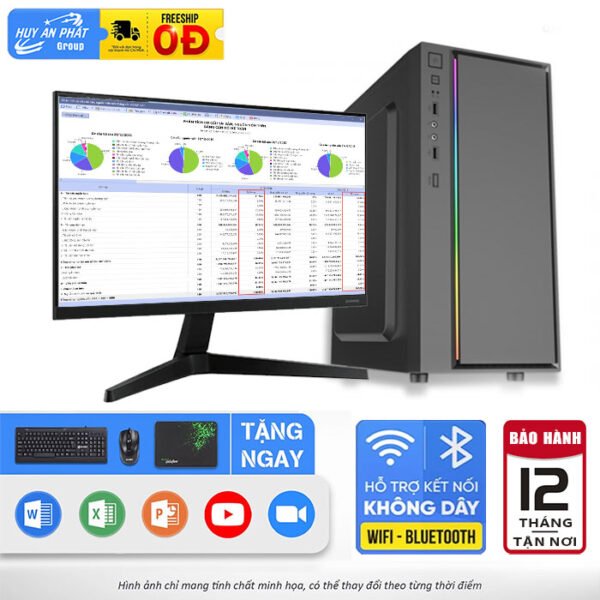 PC Văn Phòng VT-VP116E i5-9400 SSD 480GB Ram 16GB  LCD 22inch