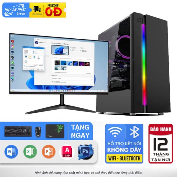 PC Văn Phòng VT-VP117 i7-9700 256GB 8GB 500GB LCD 22inch - Ảnh 3