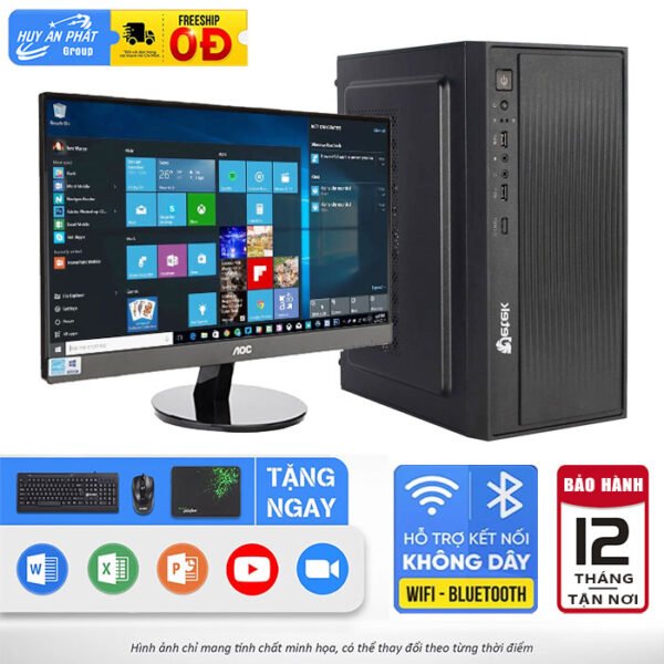 Bộ PC Văn Phòng VT-VP111M Intel G2030 500GB 4GB LCD 19Inch