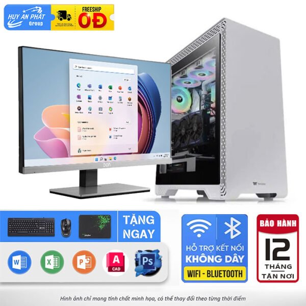 PC Văn Phòng VT-VP115 G4600 SSD 128GB Ram 4GB LCD 20inch