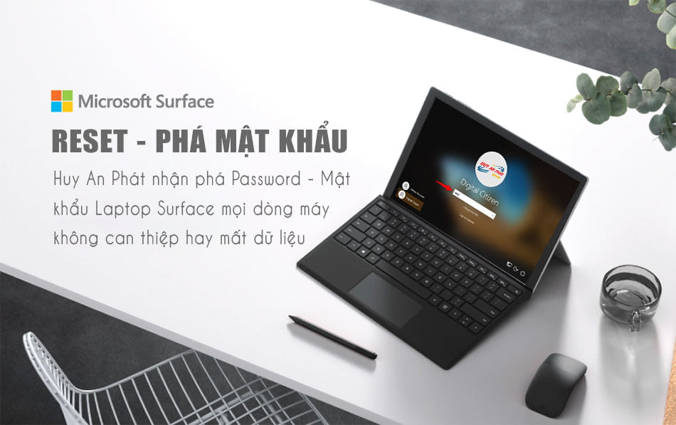 Phá Mật Khẩu Máy Tính Surface Pro