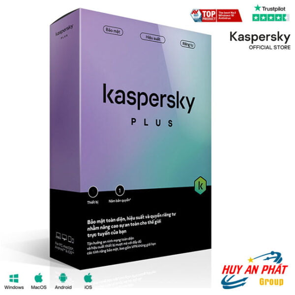 KASPERSKY PLUS SEA 1 PC 1Y BS RP ( KL10424UAFS ) Bản Quyền