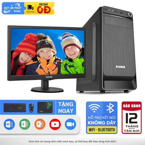 PC Văn Phòng VT-VP115D Ram 8GB Core i7 SSD 256GB LCD 20inch - Ảnh 4