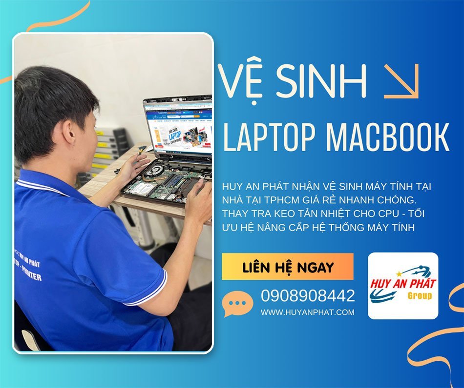 Dịch Vụ Vệ sinh Tra Keo Tản Nhiệt Laptop 