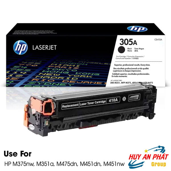 Hộp Mực Đen Hp 305A CE410A / Canon CRG-718 Toner Cartridge  