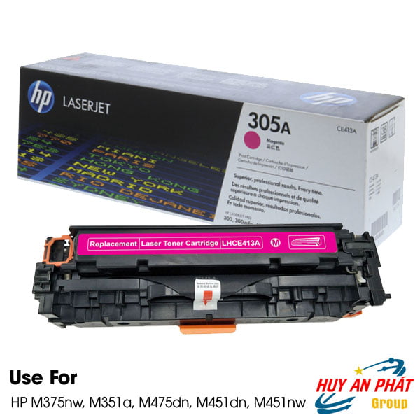 Hộp Mực Vàng Hp 305A CE413A / Canon CRG-718 Toner Cartridge  