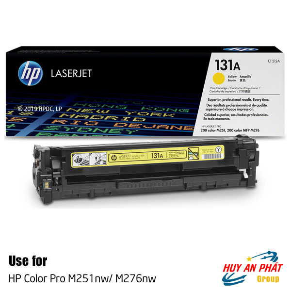 Hộp Mực Vàng Hp 131A CF212A Cho Máy in HP Color M251nw M276nw 2 Hộp Mực Vàng Hp 131A CF212A Cho Máy in HP Color M251nw M276nw - Ảnh 2