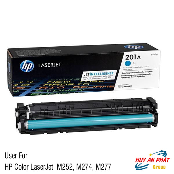 Hộp Mực Hp 201A CF401A Cho Máy in HP Color M252 M274 M277