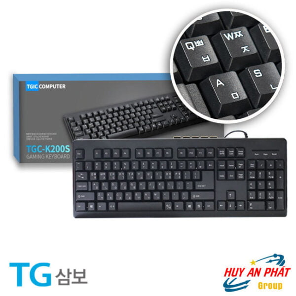 Bán Bàn Phím Tiếng Hàn Quốc TGC-K200S Chính Hãng