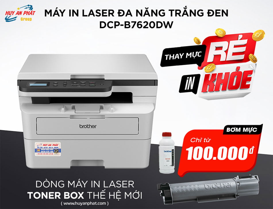 bom muc may in brother dcp b7620dw