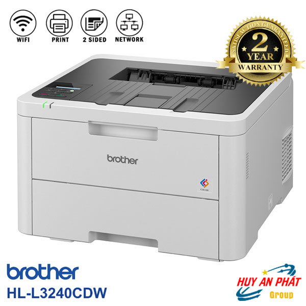 Máy in Brother HL-L3240CDW Laser Màu 2 Mặt Wifi USB Lan