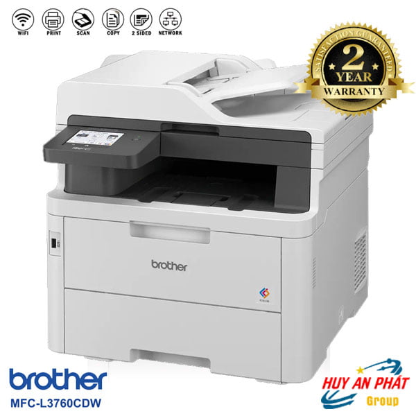 Máy in Laser Màu Brother MFC-L3760CDW Đa Chức Năng 2 Mặt