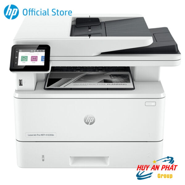 Máy in HP LaserJet Pro MFP 4103fdn Laser đen trắng Đa Năng