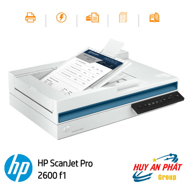 Máy Scan HP Scanjet Pro 2600 F1 20G05A Quét Đảo mặt ADF