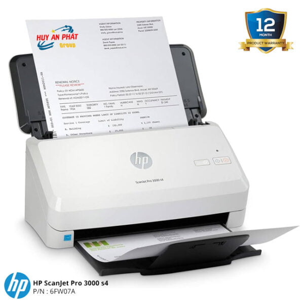 Máy Scan HP ScanJet Pro 3000 S4 Quét Đảo mặt ADF 6FW07A