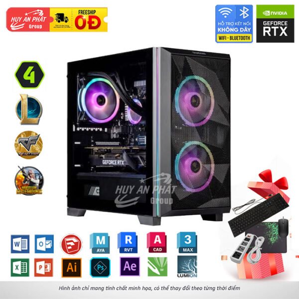 PC Đồ Hoạ Thiết Kế HAP-TK11B i5 14600K RX 6650 XT 8G