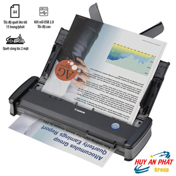 Máy Scan Canon P-215 Mark II Đảo mặt/ ADF/ USB/ A4/ A5
