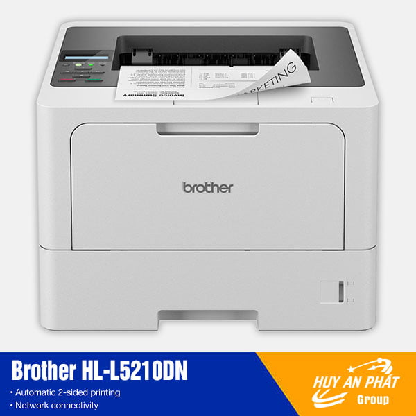 Máy in Laser Trắng Đen Brother HL-L5210DN 2 Mặt Tự Động Mạng