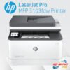 Máy in 2 Mặt HP LaserJet Pro MFP 3103fdw Trắng Đen (3G632A)