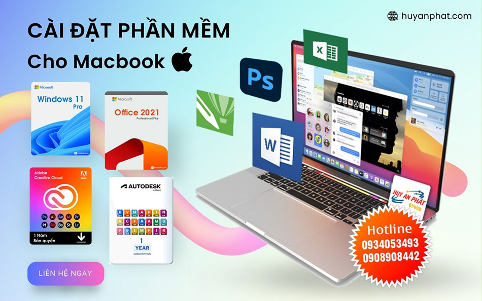 cai dat phan mem macbook