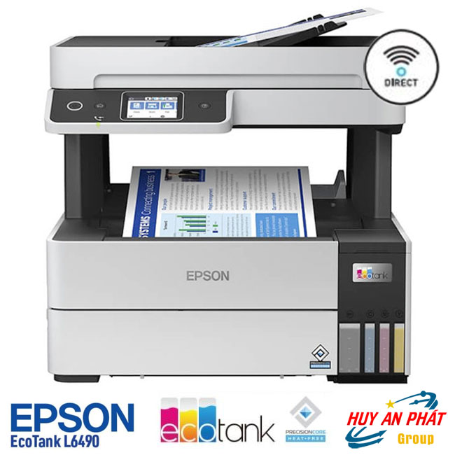 Máy in Epson L6490 Ecotank Wifi In 2 mặt Đa Chức Năng A3 A4