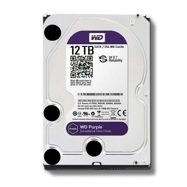 Ổ Cứng HDD 12TB WESTERN PURPLE - WD121PURZ - Ảnh 3