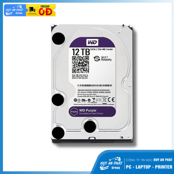 Ổ Cứng HDD 12TB WESTERN PURPLE - WD121PURZ