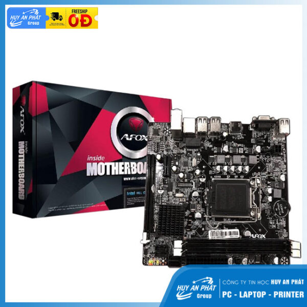 Mainboard Afox H510-MA2-V2 Chính hãng (VGA/HDMI/DVI/M.2 PCIe/NVMe)
