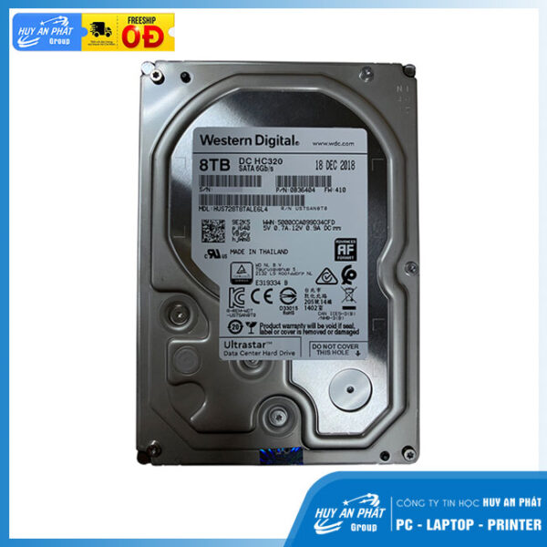 Ổ Cứng Western Ultrastar DC HC320 8TB (HUS728T8TALE6L4)